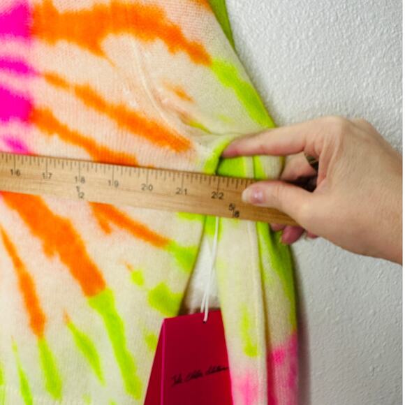 NWT The Elder Statesman Cashmere Spiral Tranquility Crew Sweater  L - Picture 15 of 16